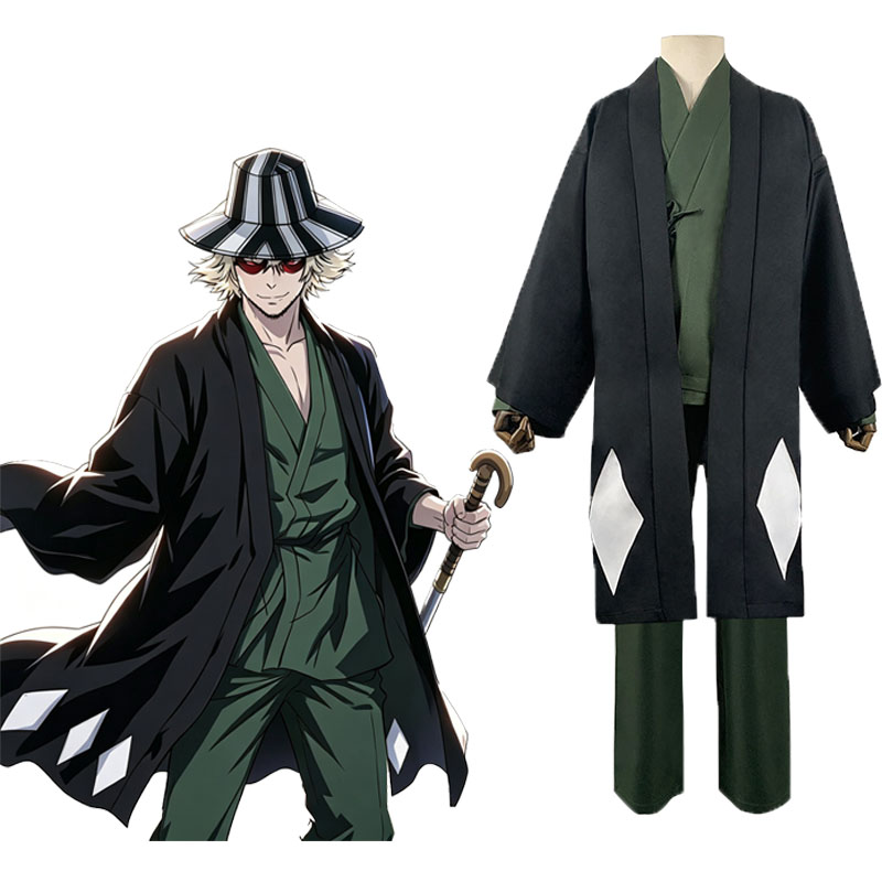 Bleach Captain Coat - 애니메이션 우라하라 키스케 코스프레 블리치 코스튬