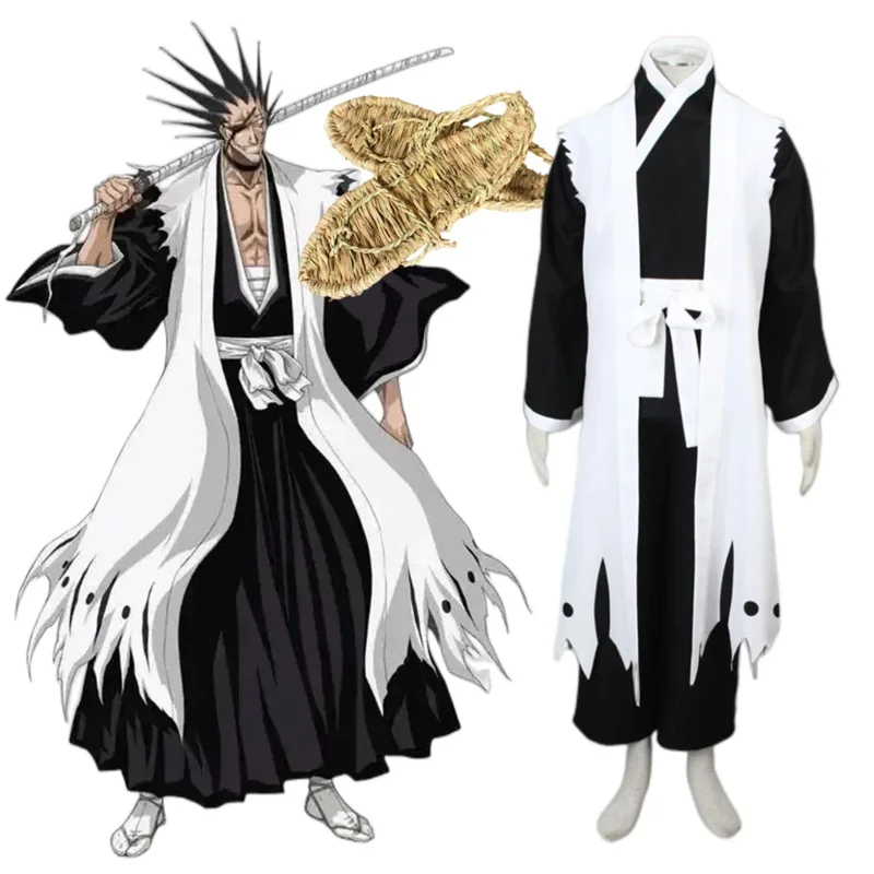 Bleach Captain Coat - 애니메이션 블리치 11부대대장 자라키 켄파치 코스프레