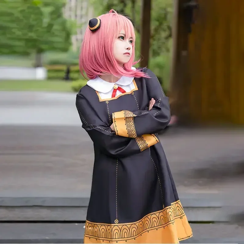 Anime Cosplay Toddler - 애니메이션 스파이 패밀리의 아냐 코스프레 의상,