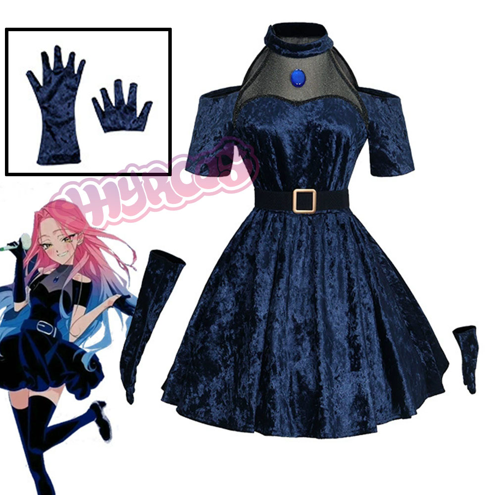 Anime Cosplay Long Hair - Mizi 코스프레 애니메이션 외계인 무대 의상