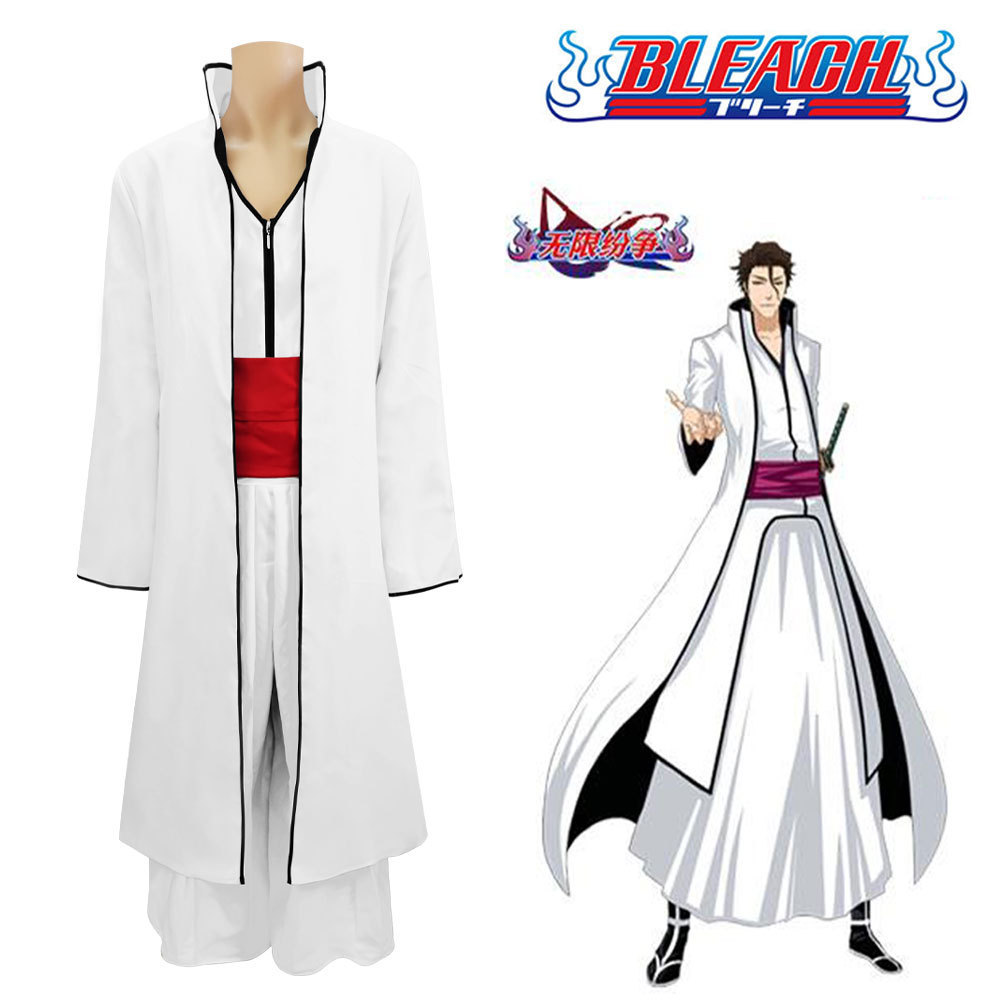 Bleach Captain Coat - 데스 스쿼드 캡틴 의상 아이젠 소스케