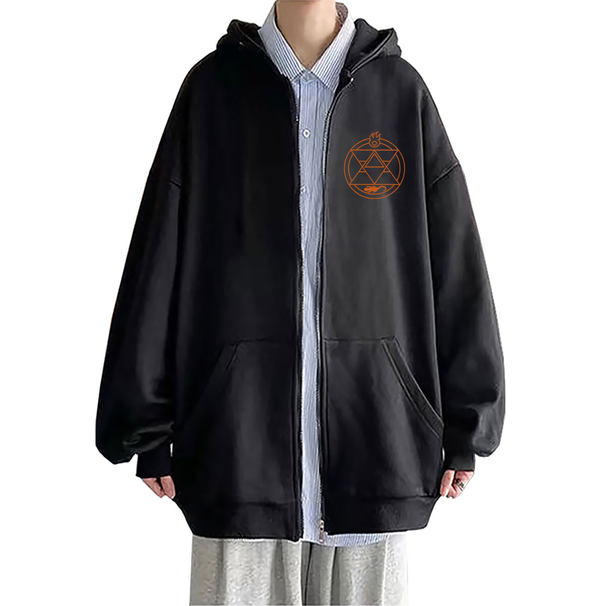Fullmetal Alchemist Coat - 애니메이션 강철의 연금술사 로이 머스탱 그래픽