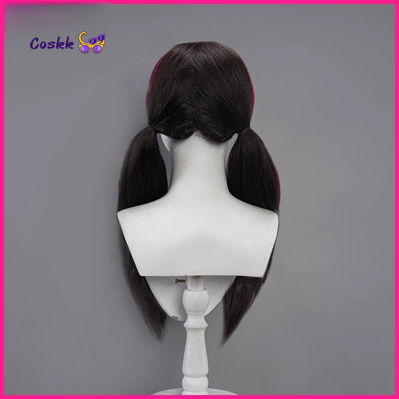 드라큘라우라 코스프레 가발 긴 머리 60CM 길이 블랙 - Anime Cosplay Long Hair 리뷰 및 가격