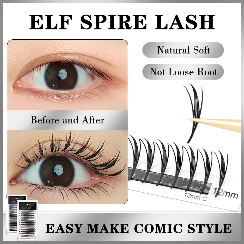 윈키 뷰티 프리메이드 좁은 스파이어 페어리 윙스 속눈썹 - Anime Cosplay Lashes 리뷰 및 가격