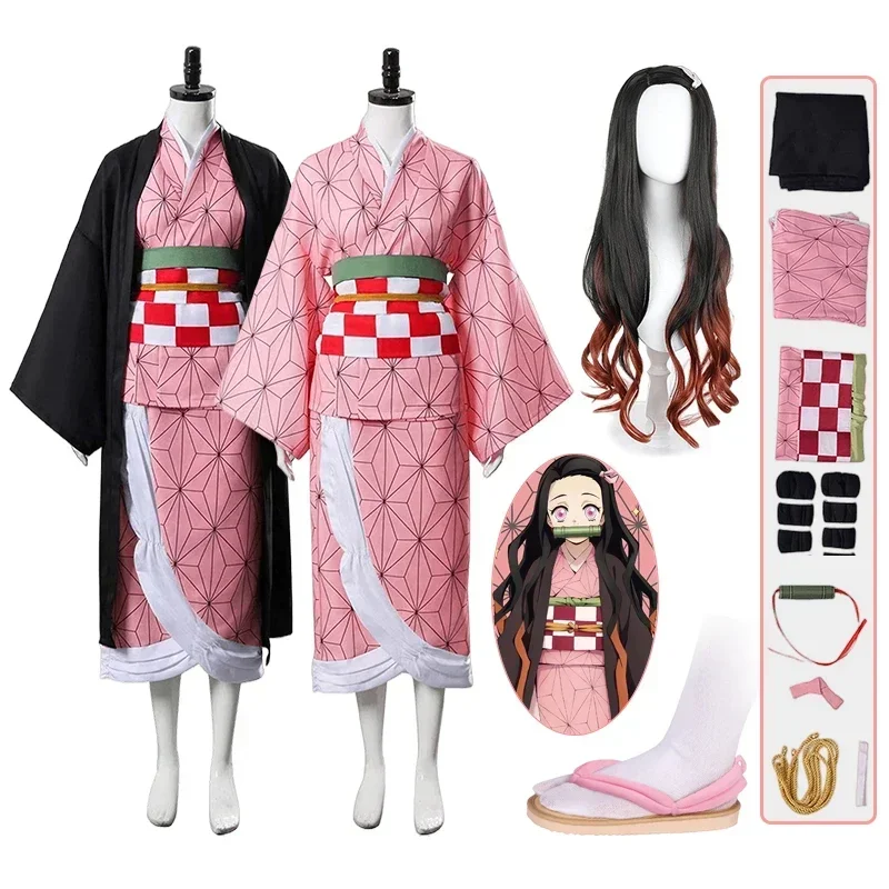 애니메이션 카마도 네즈코 코스프레 의상 야이바 코스튬  - Anime Cosplay Toddler 리뷰 및 가격