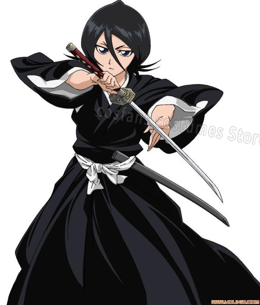 사무라이 롤플레잉 의상 일본식 검은색 기모노 소매가 달 - Bleach Captain Coat 리뷰 및 가격