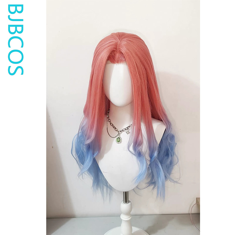 스타일링된 가발 ‌ 미지 코스프레 가발 애니메이션 외계 - Anime Cosplay Long Hair 리뷰 및 가격