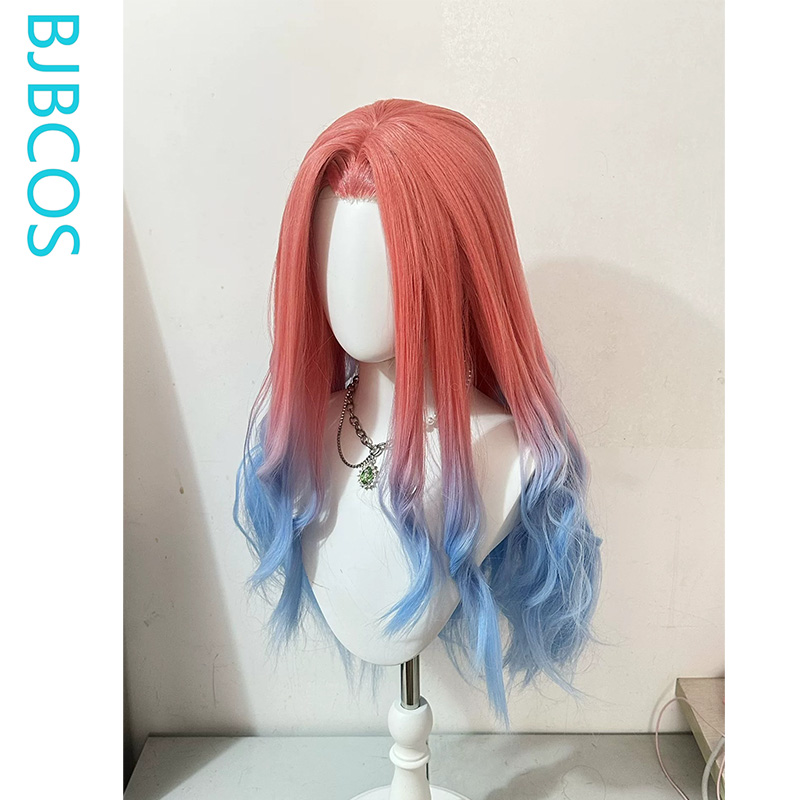 스타일링된 가발 ‌ 미지 코스프레 가발 애니메이션 외계 - Anime Cosplay Long Hair 리뷰 및 가격