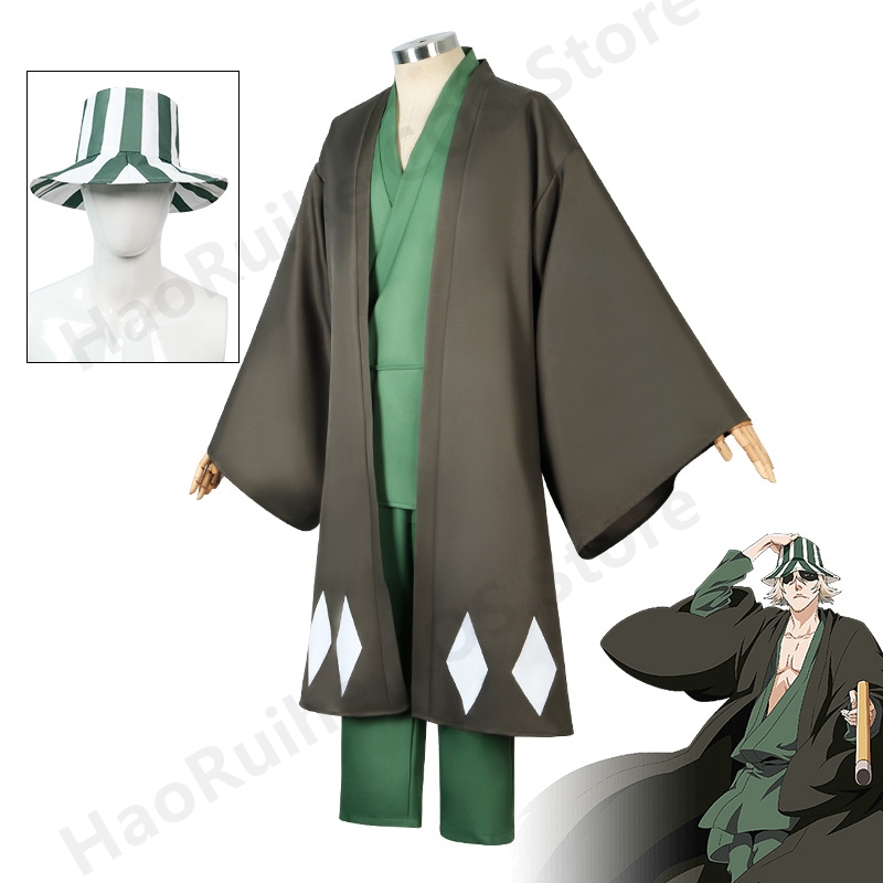 핫 애니메이션 블리치 코스프레 우라하라 키스케 고티 1 - Bleach Captain Coat 리뷰 및 가격