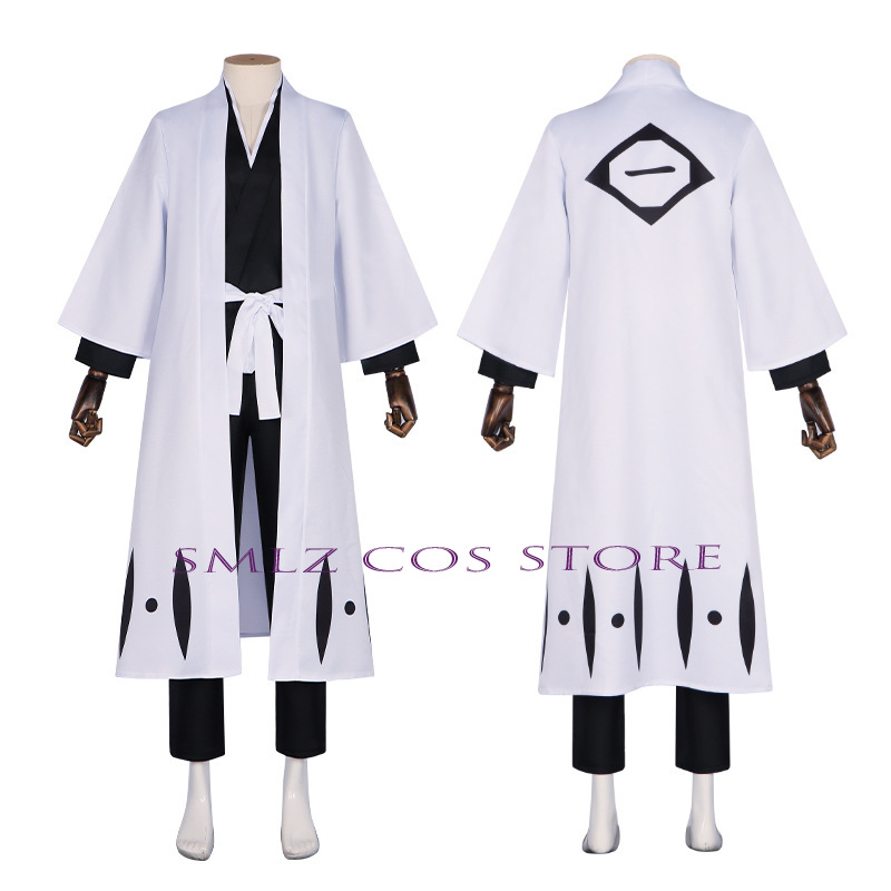 Anime Aizen Sousuke 코스프레 Haori - Bleach Captain Coat 리뷰 및 가격
