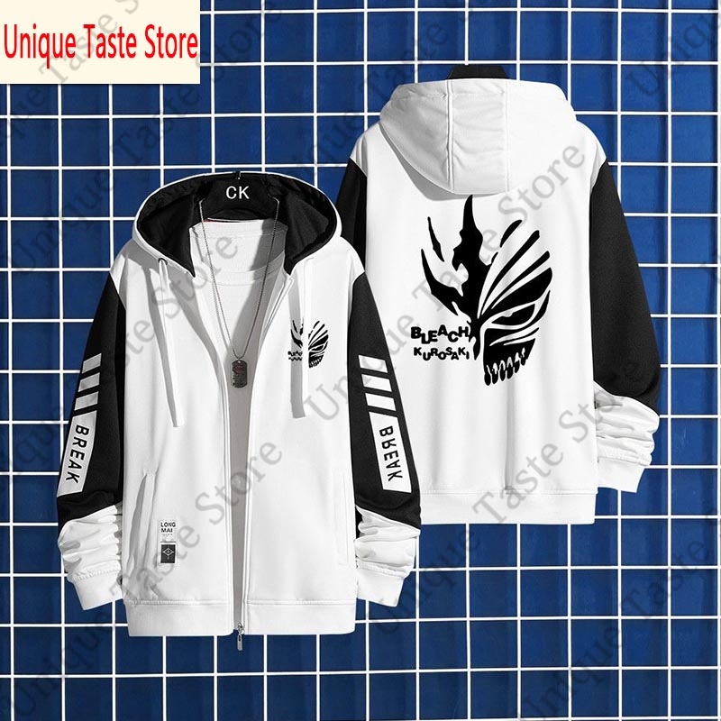 애니메이션 블리치 지퍼 후드티 쿠로사키 이치고 마스크  - Bleach Captain Coat 리뷰 및 가격