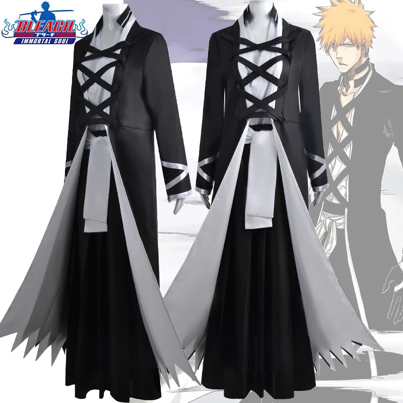 Anime BLEACH 쿠로 사키 이치고 코스프레 의상 - Bleach Captain Coat 리뷰 및 가격
