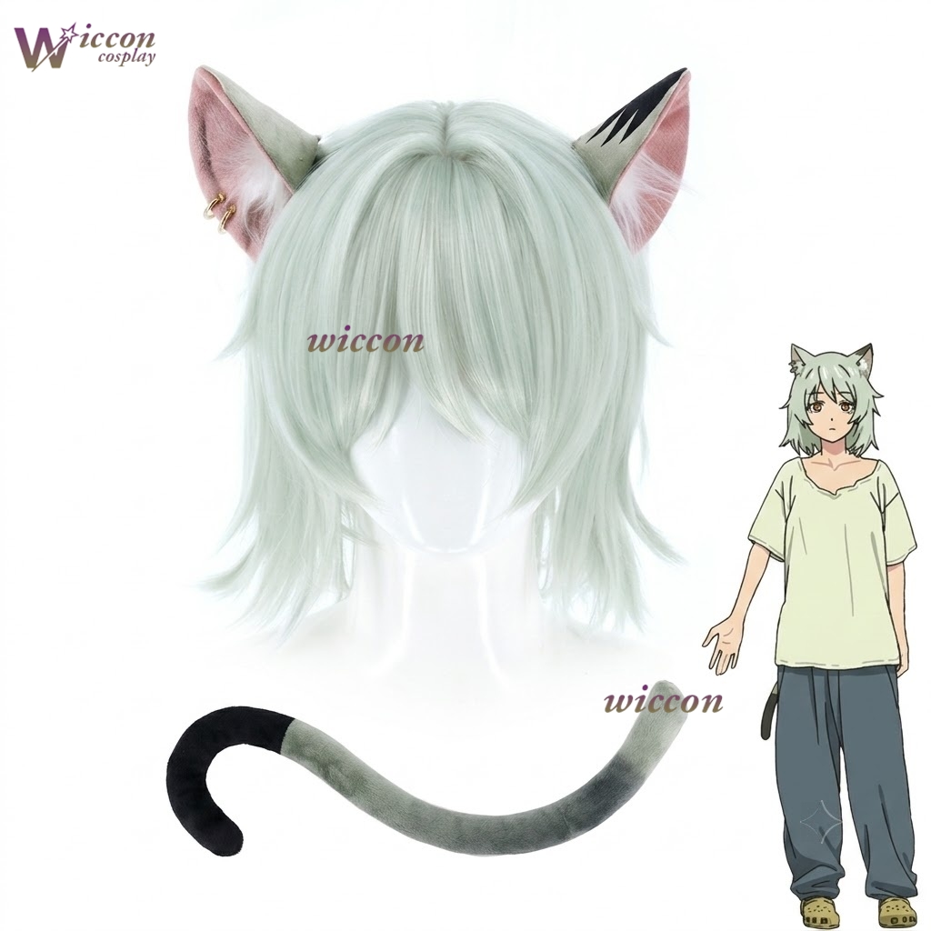 Yaniko 코스프레 사토 가발 귀 꼬리 풀세트 애니메 - Anime Cosplay Cat 리뷰 및 가격