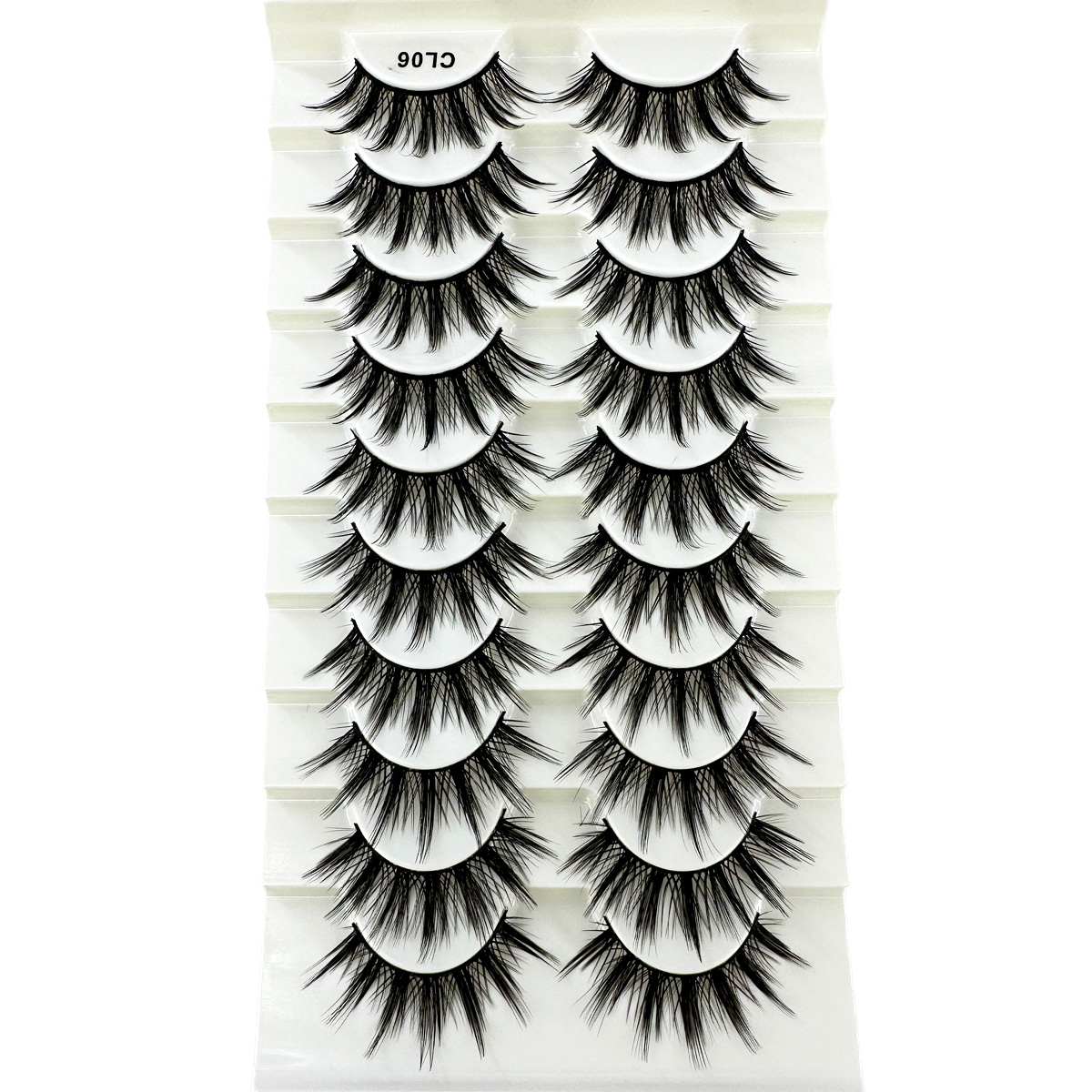 새로운 10 쌍 속눈썹 만화 속눈썹 자연 거짓 속눈썹  - Anime Cosplay Lashes 리뷰 및 가격