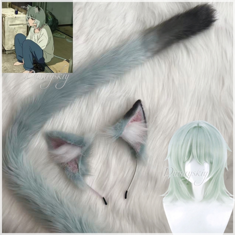 야니 네코 야니 사토 그레이 고양이 귀 & 꼬리 코스프 - Anime Cosplay Cat 리뷰 및 가격