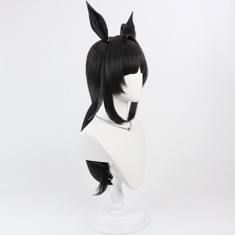 로고타입 코스프레 가발 우마 무스메 프리티 더비 블랙  - Anime Cosplay Long Hair 리뷰 및 가격
