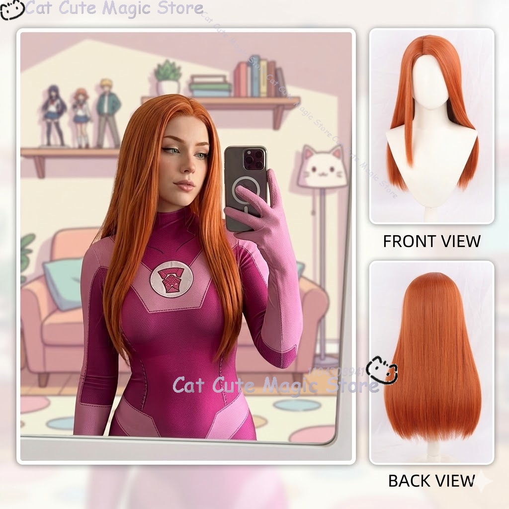 사만다 이브 윌킨스 아톰 이브 애니메이션 인빈시블 코스 - Anime Cosplay Long Hair 리뷰 및 가격