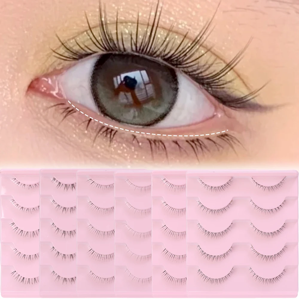 자연스러운 아래 속눈썹 팩, 부드러운 아래 속눈썹, 수 - Anime Cosplay Lashes 리뷰 및 가격