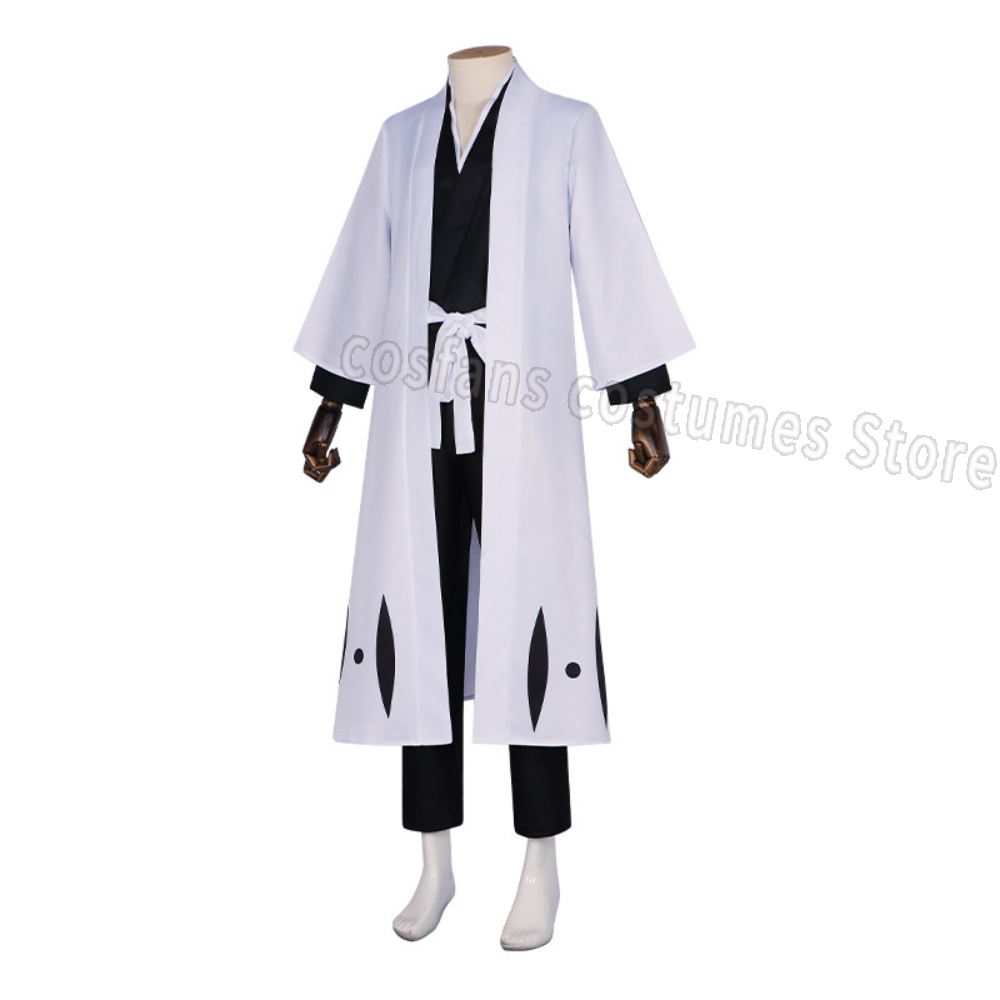 Aizen Sousuke 코스프레 의상 가발 블리치 ​ - Bleach Captain Coat 리뷰 및 가격