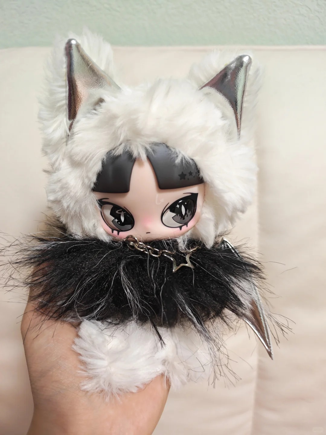 오리지널 인즈 이즈 앤젤 고양이 플러시 인형 실버 윙  - Anime & Cosplay Expo Acx 2025 리뷰 및 가격