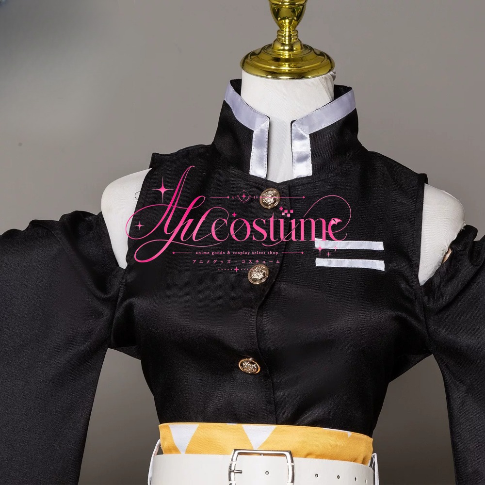 카마도 탄지로 아가츠마 젠이츠 코스프레 의상 오프숄더  - Anime Cosplay Tanjiro 리뷰 및 가격