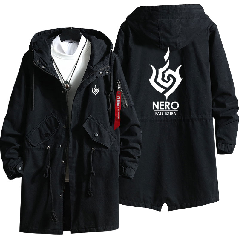 새로운 FGO 코트 네로 세이버 후드티 코스프레 트렌치 - Fullmetal Alchemist Coat 리뷰 및 가격